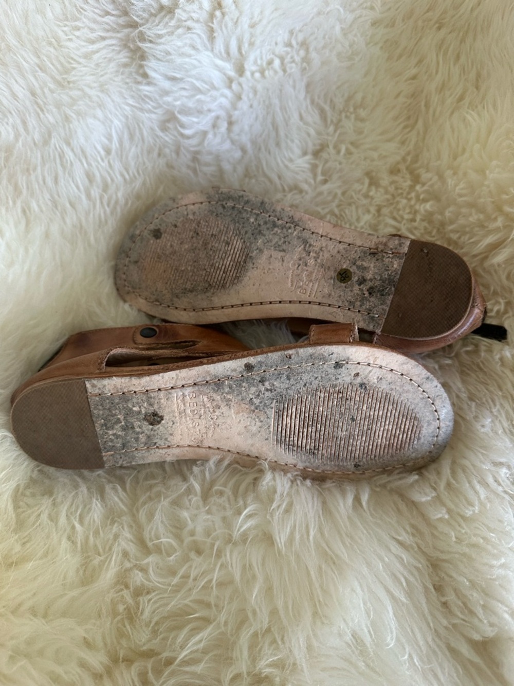 BED|STU Soto Leather Tan Rustic Gladiator Sandal - Picture 10 of 16